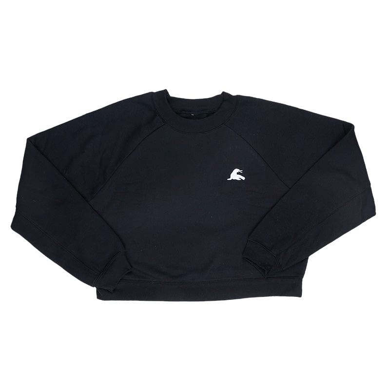 Lil URT Embroidery Raglan Crop Crew Fleece