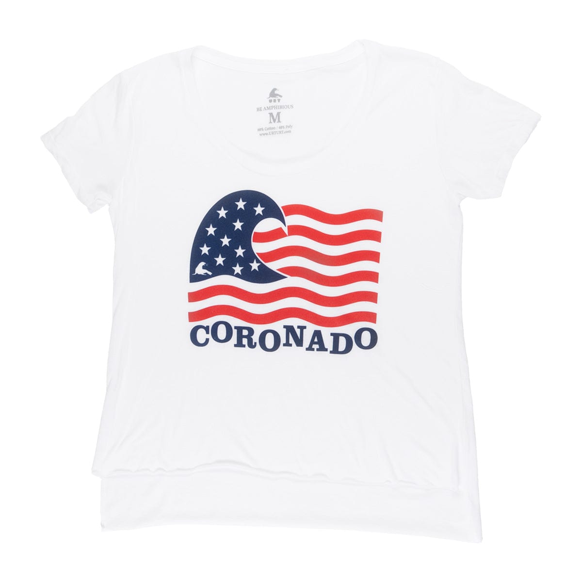 Women's Scoop Neck U.S. of Wave Coronado Edition