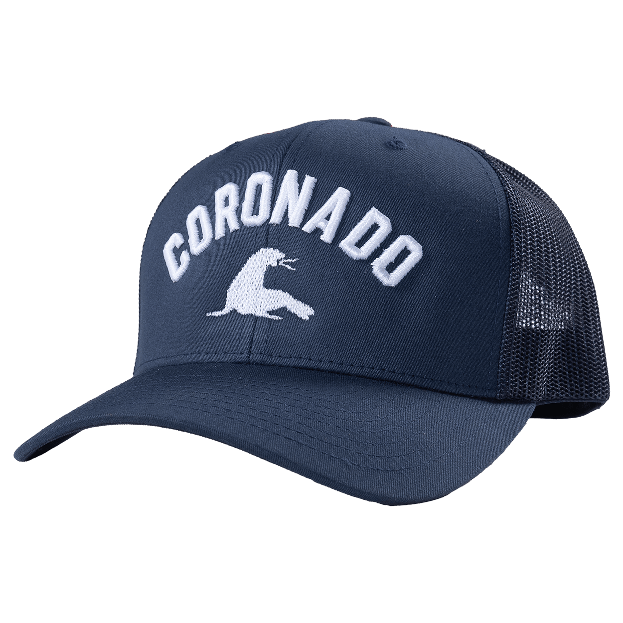 Coronado USA Puff Embroidery Retro Trucker