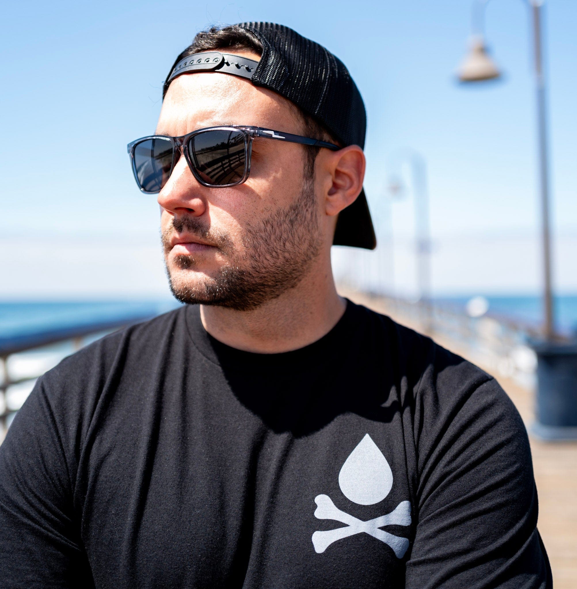 Bolts Polarized Shades Crystal Grey