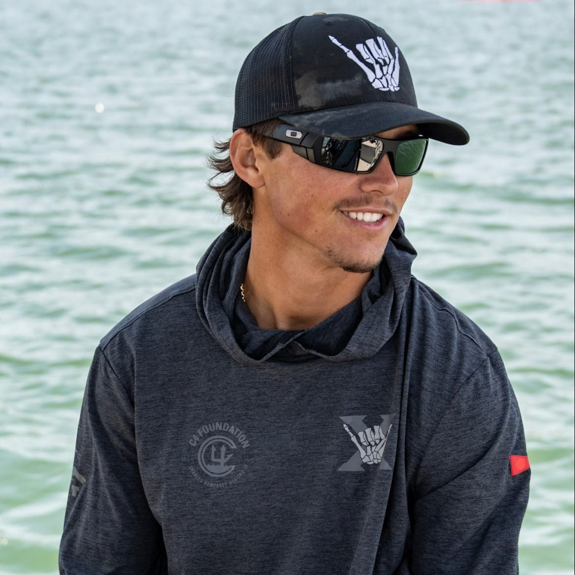 C4 Foundation x URT x Florence Marine X Colab Airtex Hooded Sun Shirt