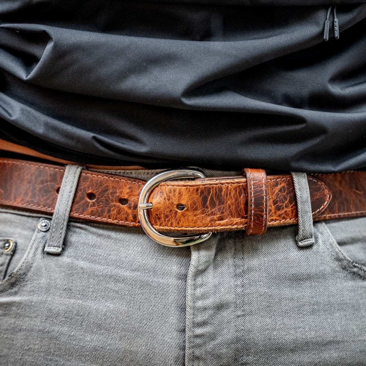 URT Bison Leather Belt