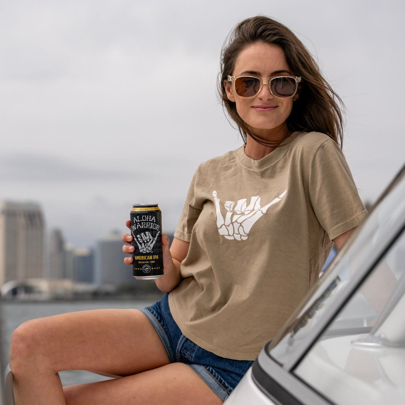 Women's Big Bone Shaka Tee