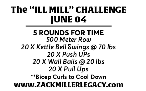 ILL MILL: SOC Zack Miller Memorial