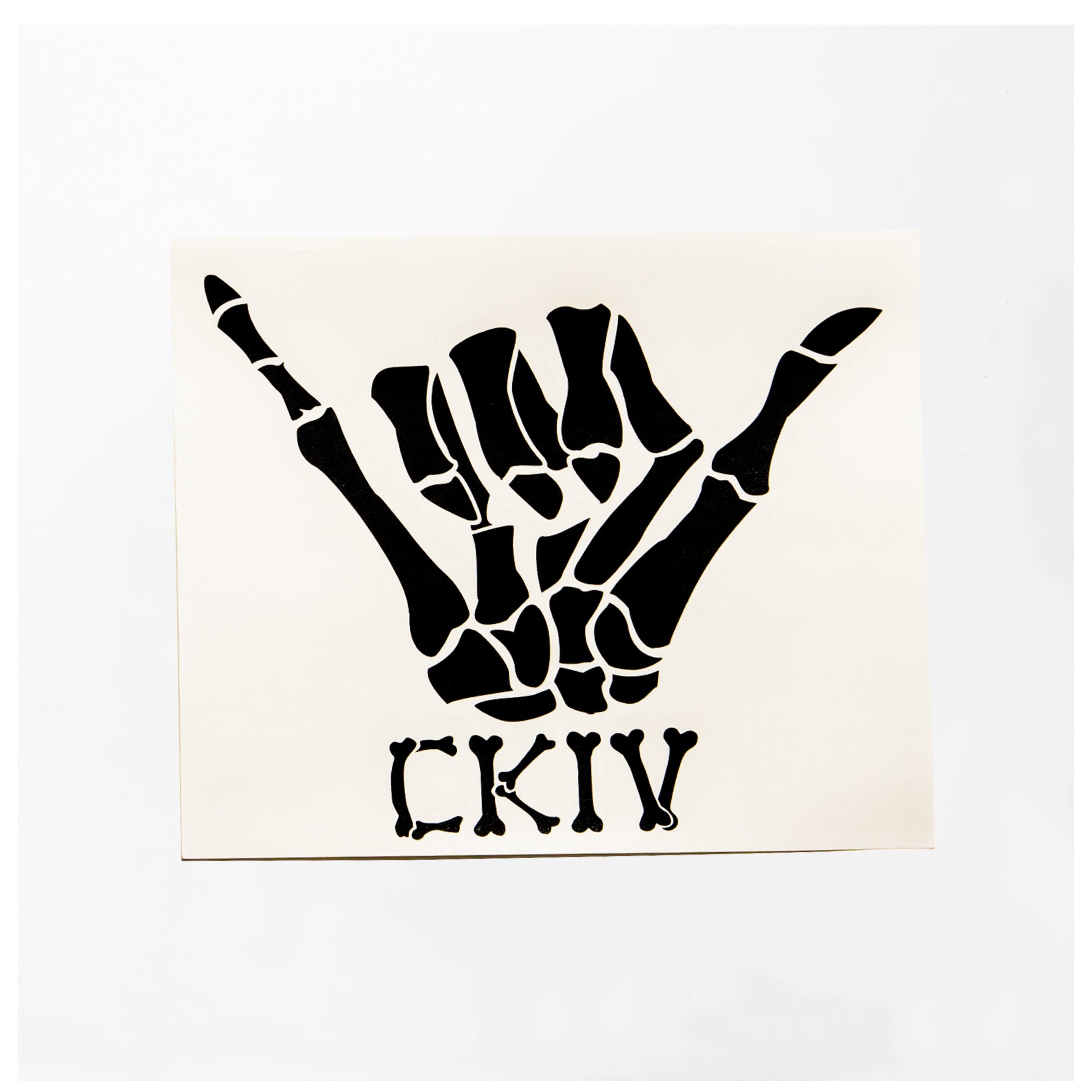 Bone Shaka Vinyl Decal 5.5" Wide