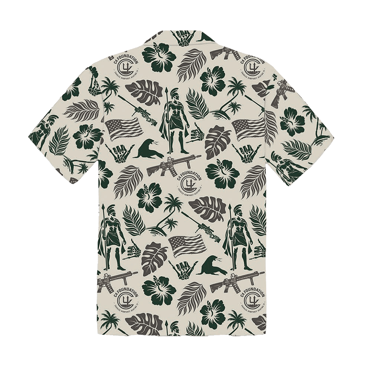 URT! x C4 Foundation Hawaiian Shirt