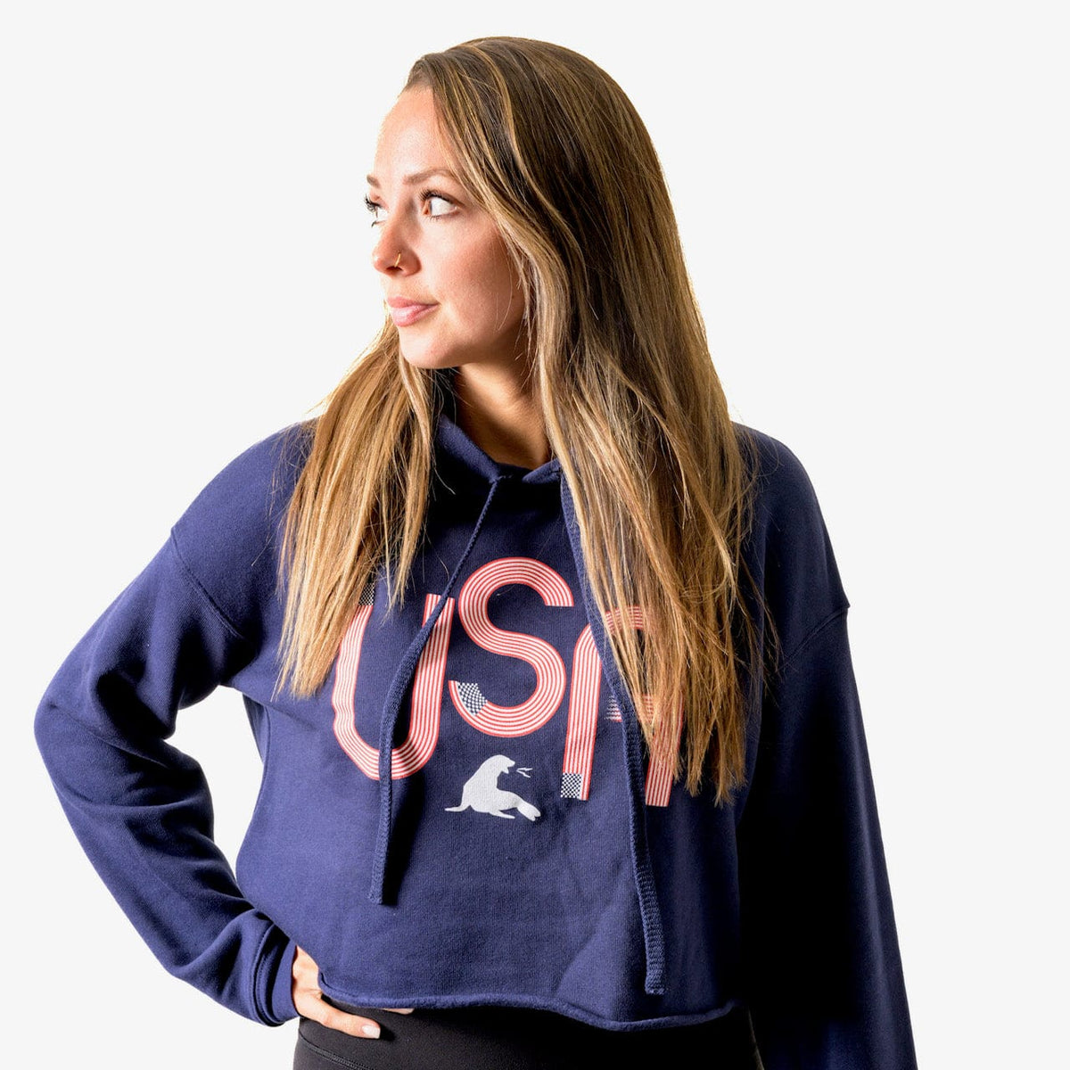 Women&#39;s USA Fourth Crop Hoody