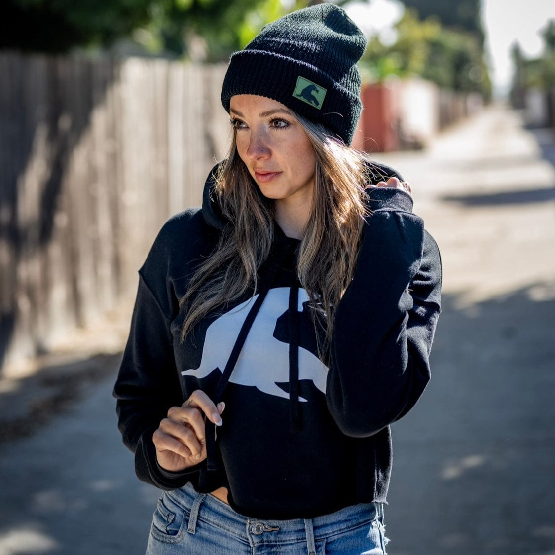 Women&#39;s Big URT Crop Hoody