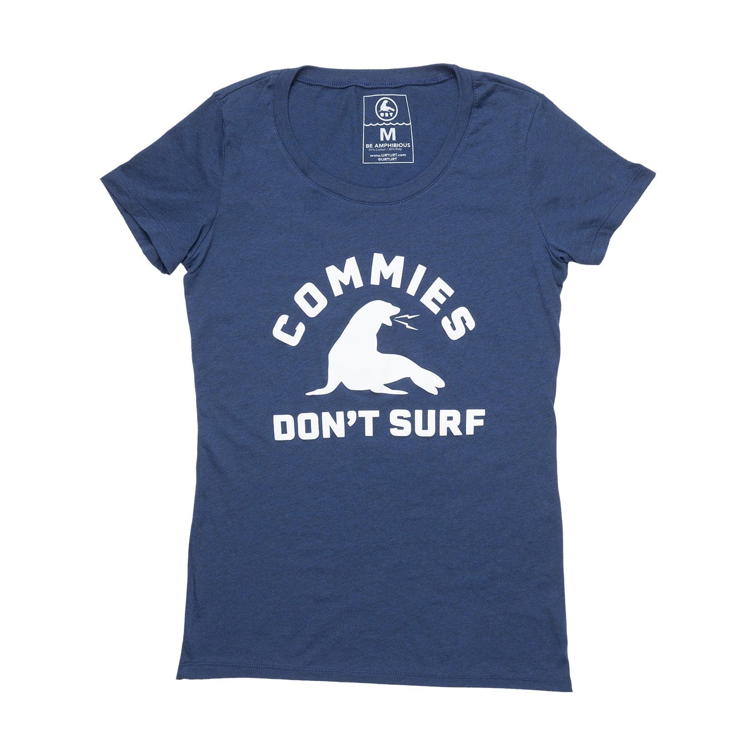 Women's Commies Don't Surf Triblend Tee