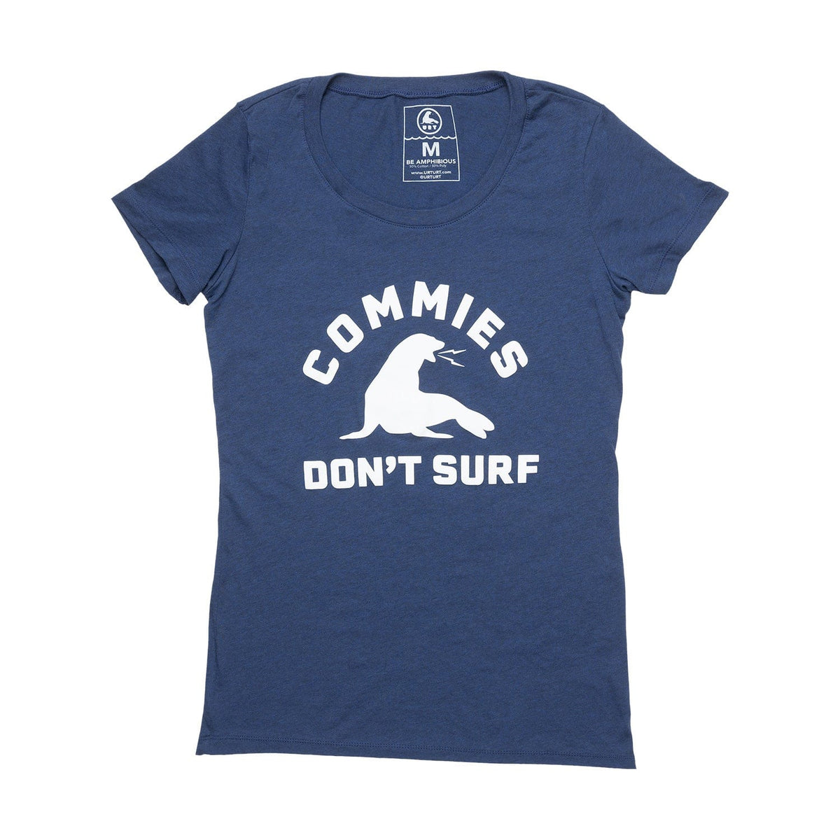 Women&#39;s Commies Don&#39;t Surf Triblend Tee