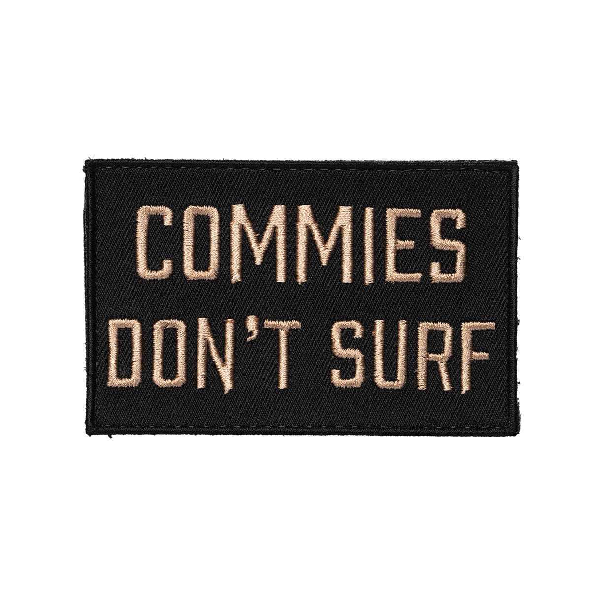 Commies Don&#39;t Surf Velcro Patch