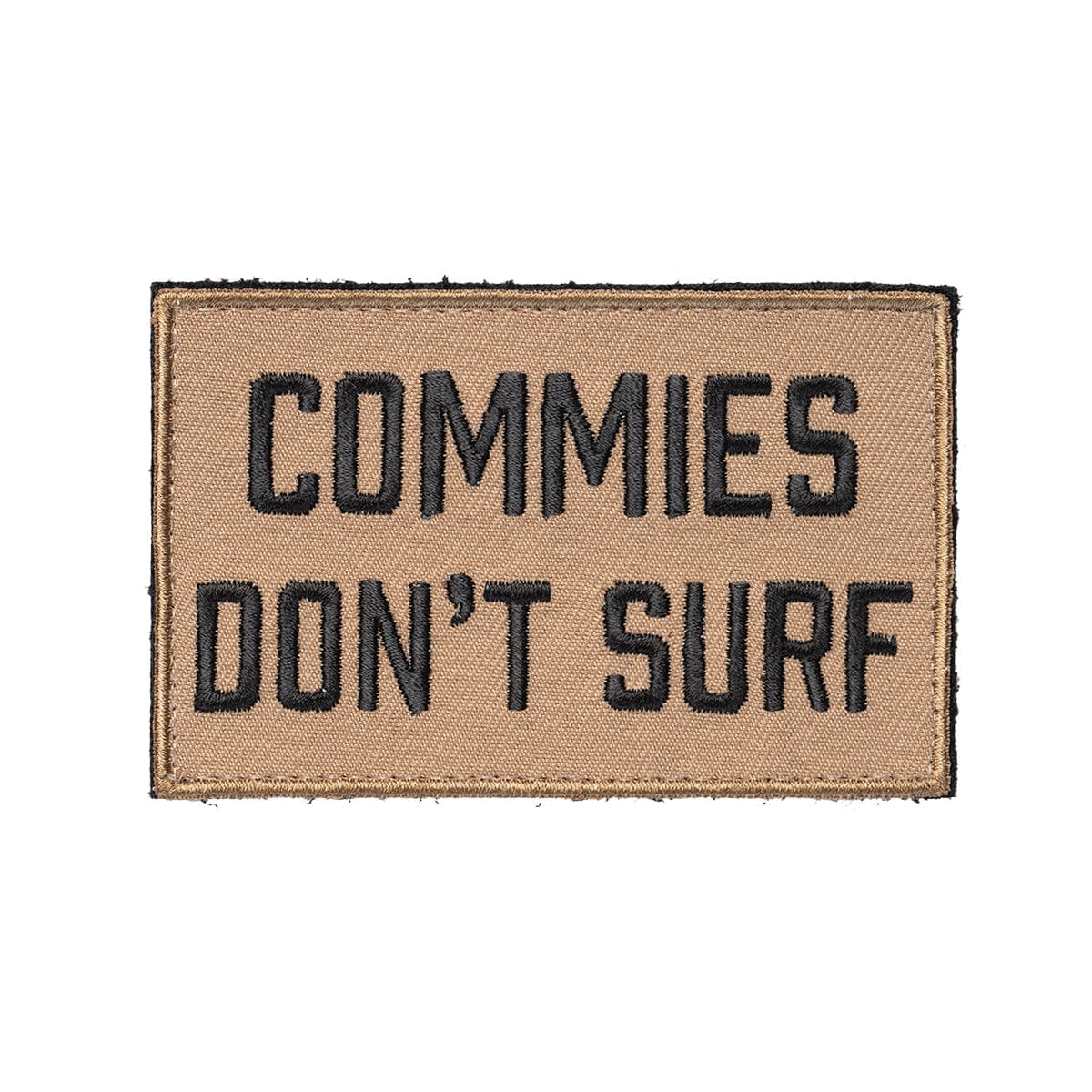 Commies Don&#39;t Surf Velcro Patch