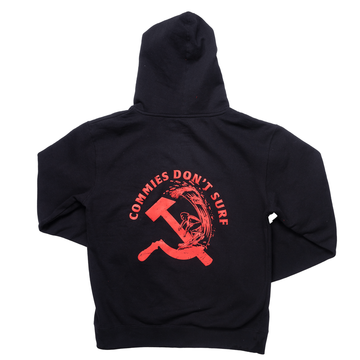 Commies Don't Surf Sickle Hoody