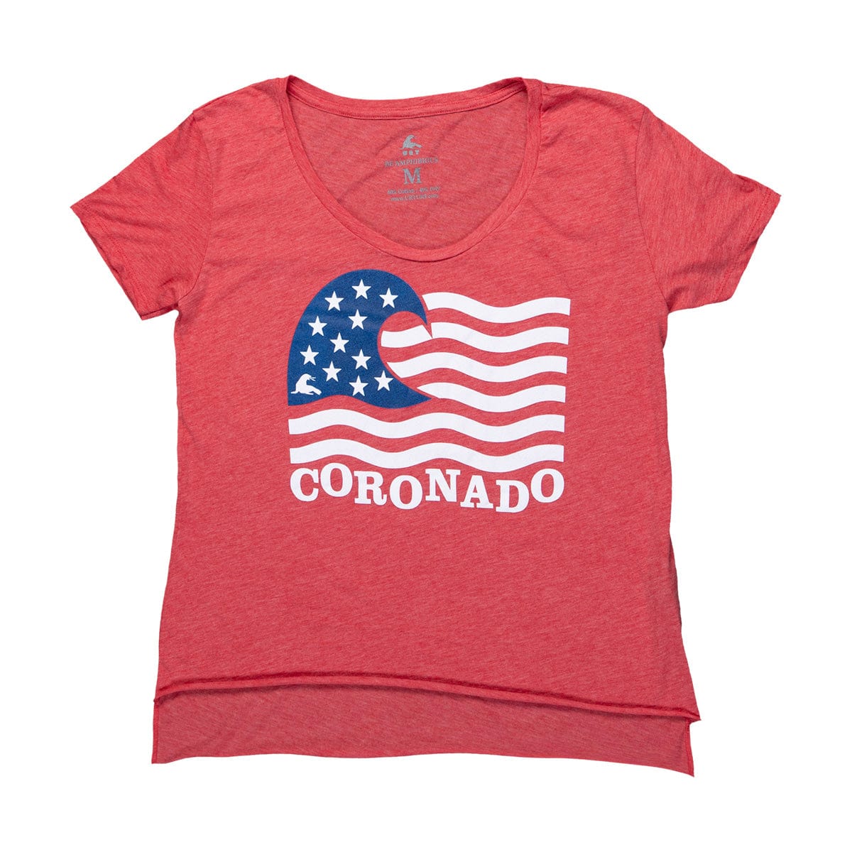 Women's Scoop Neck U.S. of Wave Coronado Edition
