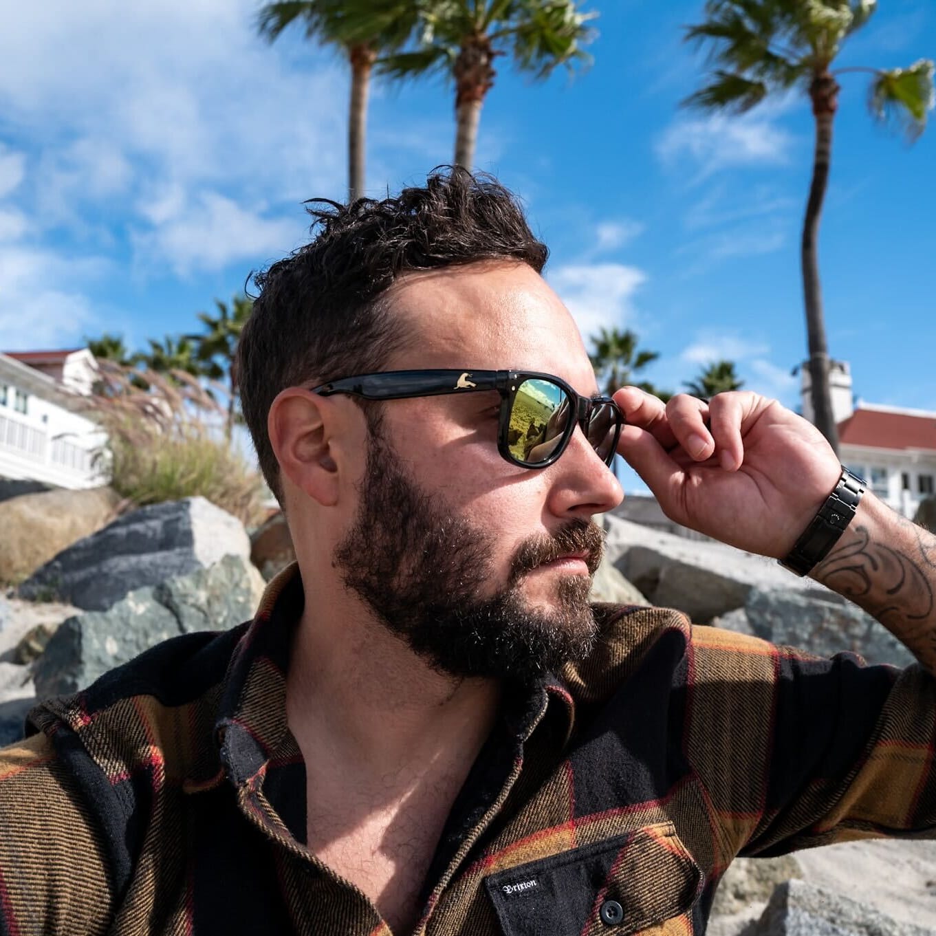 See Monster Polarized Shades // Golden Eye