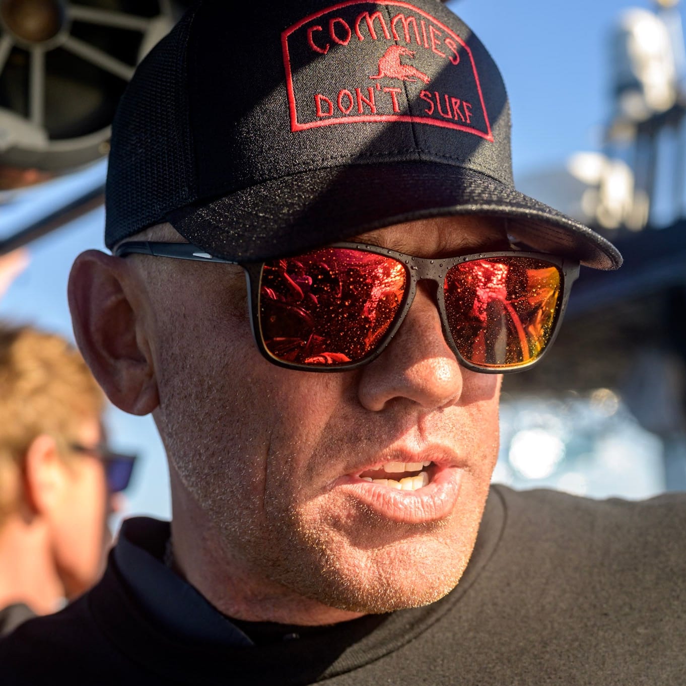 Commies Don't Surf Retro Trucker