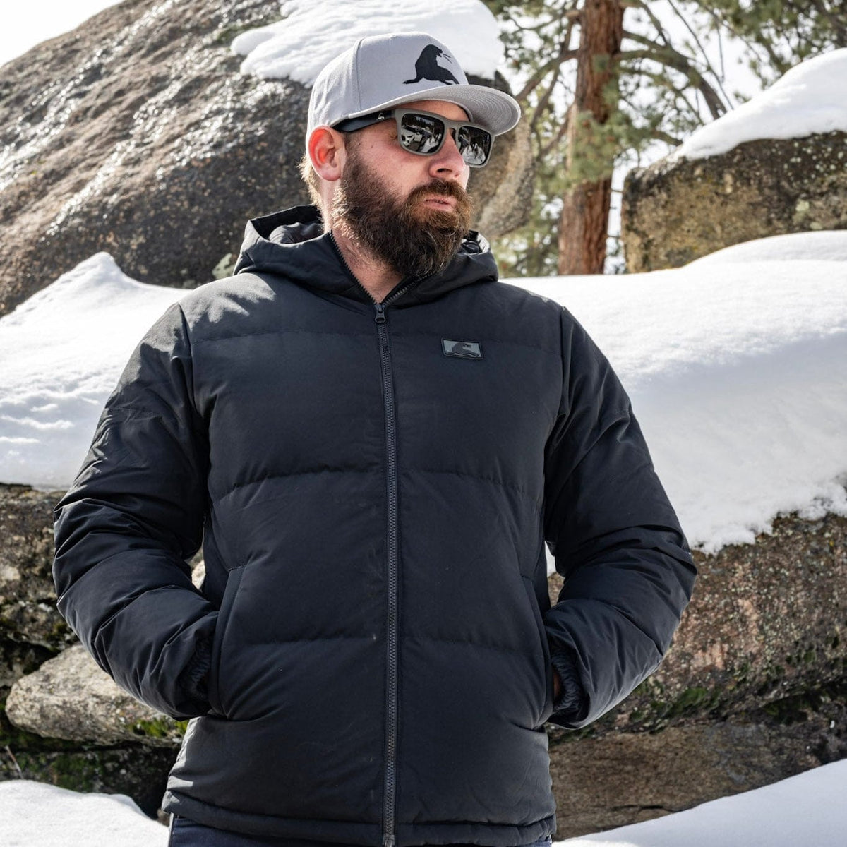 Deep Sea Hooded Puffer Jacket