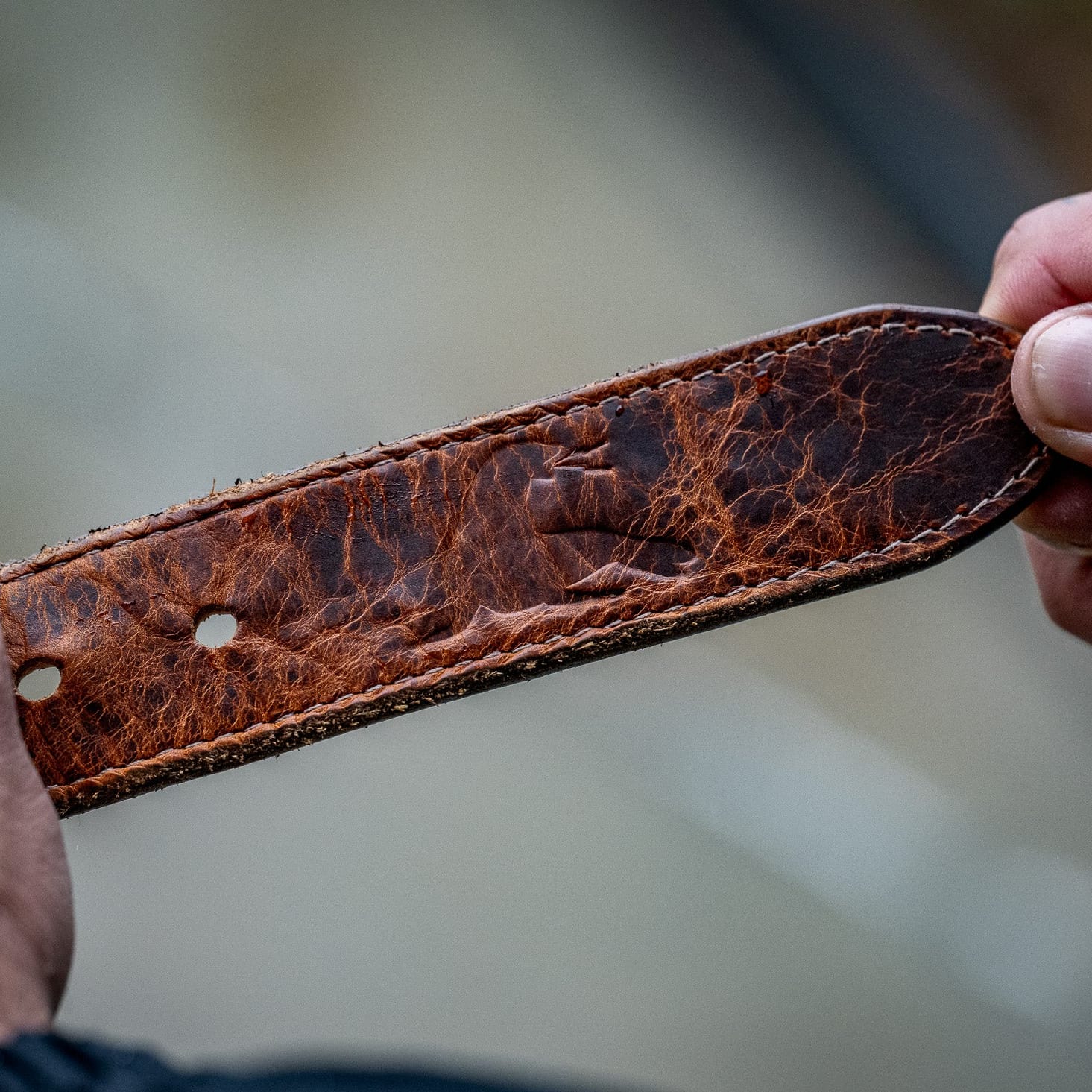 URT Bison Leather Belt