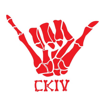 Bone Shaka Vinyl Decal 5.5" Wide
